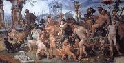 Maerten van heemskerck Triumph of Bacchus Spain oil painting artist